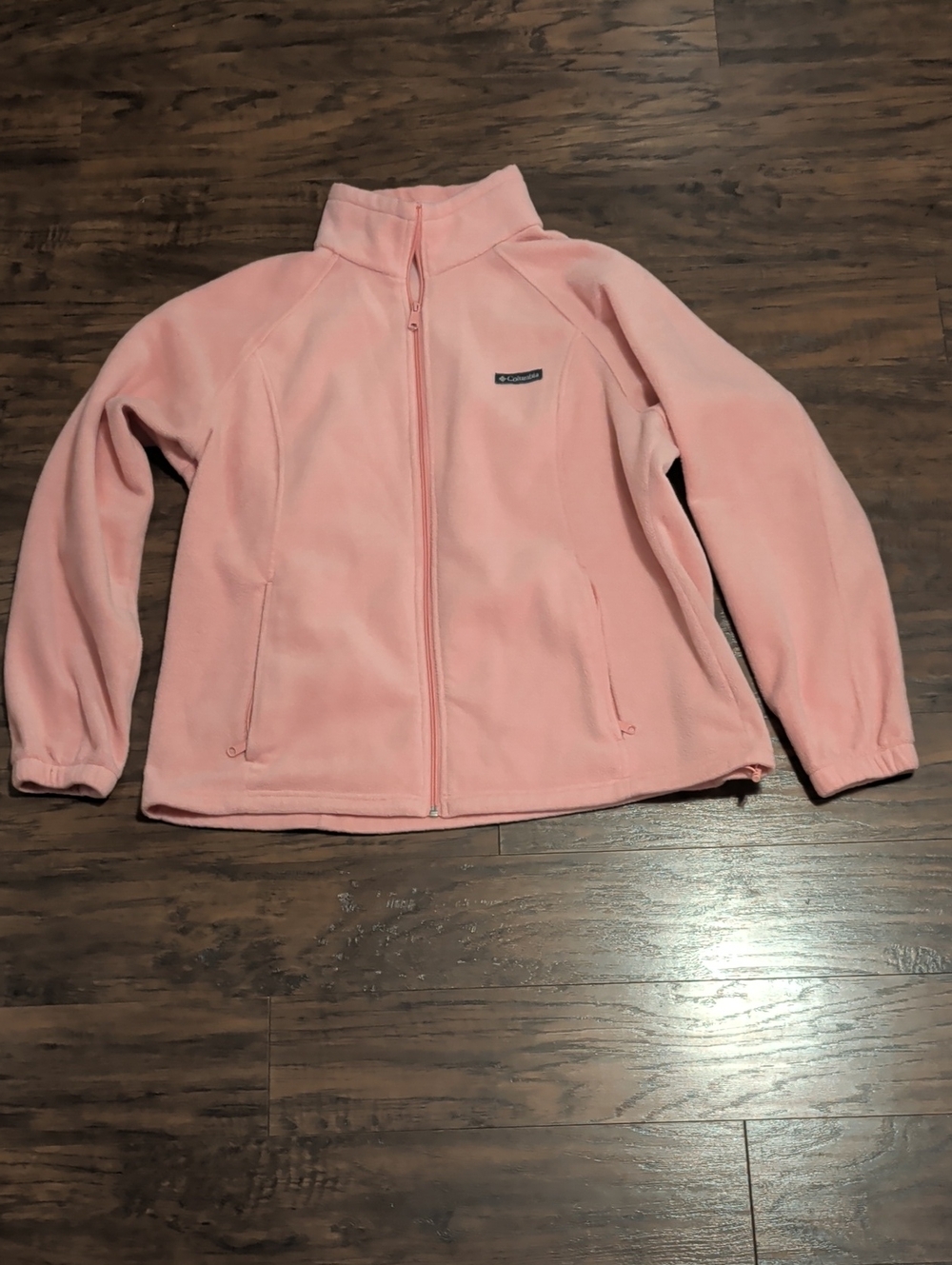 Columbia Light Pink Full-Zip Fleece Jacket